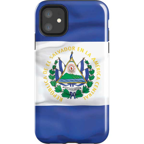 El Salvador Flag iPhone 11 Impact Case
