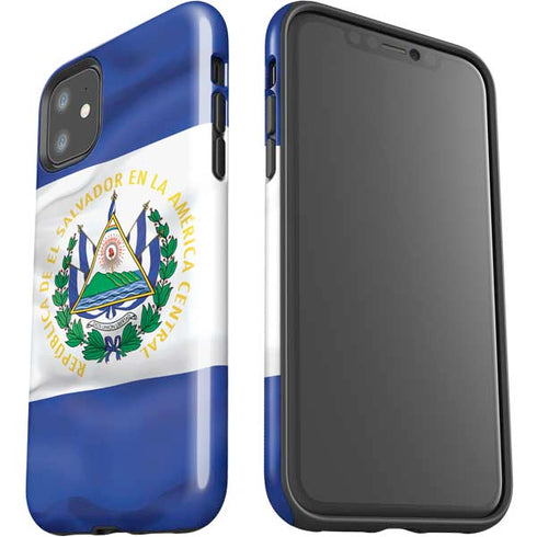 El Salvador Flag iPhone 11 Impact Case