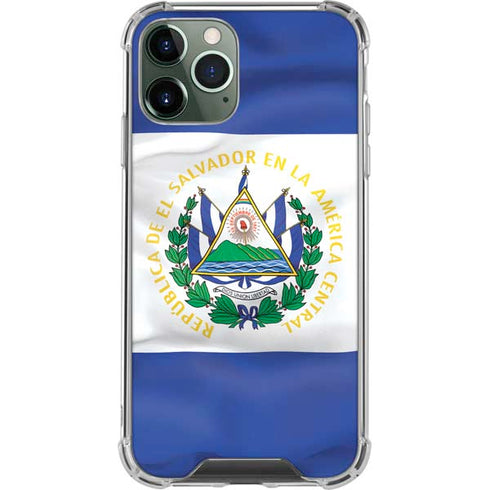 El Salvador Flag iPhone 11 Pro Max Clear Case
