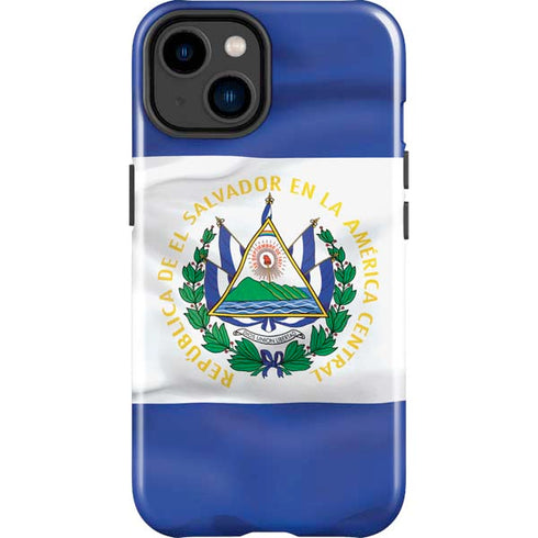 El Salvador Flag iPhone 15 Plus Impact Case
