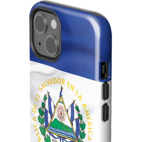 El Salvador Flag iPhone 15 Plus Impact Case