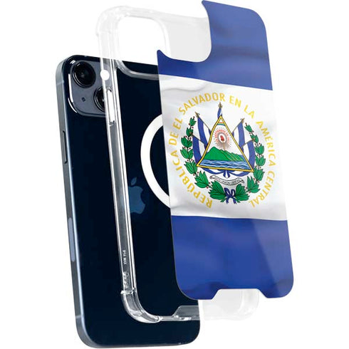 El Salvador Flag iPhone 14 Plus MagSafe Case