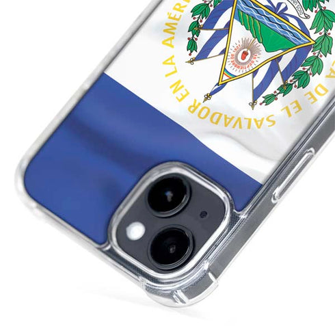 El Salvador Flag iPhone 15 Plus MagSafe Case