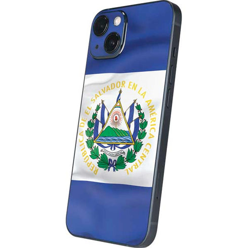 El Salvador Flag iPhone 15 Plus Skin