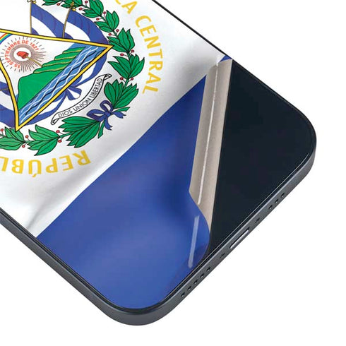 El Salvador Flag iPhone 15 Plus Skin