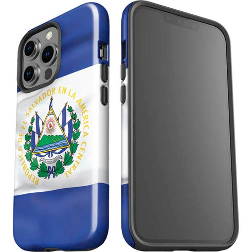 El Salvador Flag iPhone 14 Pro Impact Case