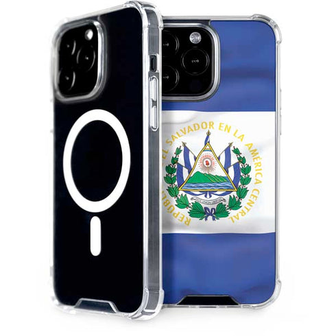 El Salvador Flag iPhone 14 Pro Max MagSafe Case