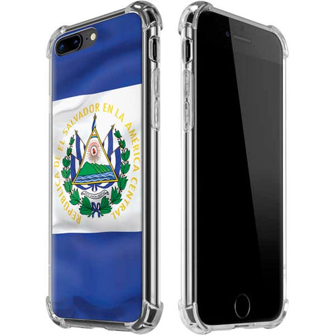 El Salvador Flag iPhone 7/8 Plus Clear Case
