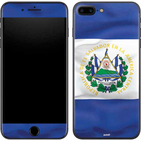 El Salvador Flag iPhone 8 Plus Skin