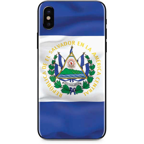 El Salvador Flag iPhone X Skin
