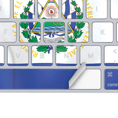 El Salvador Flag Magic Keyboard Skin