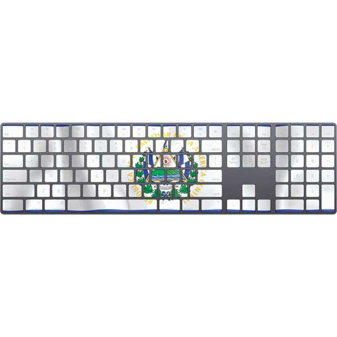 El Salvador Flag Magic Keyboard with Numeric Keypad Skin