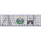 El Salvador Flag Magic Keyboard with Numeric Keypad Skin