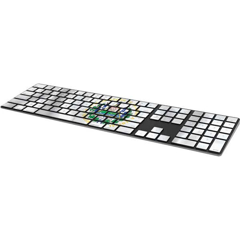 El Salvador Flag Magic Keyboard with Numeric Keypad Skin
