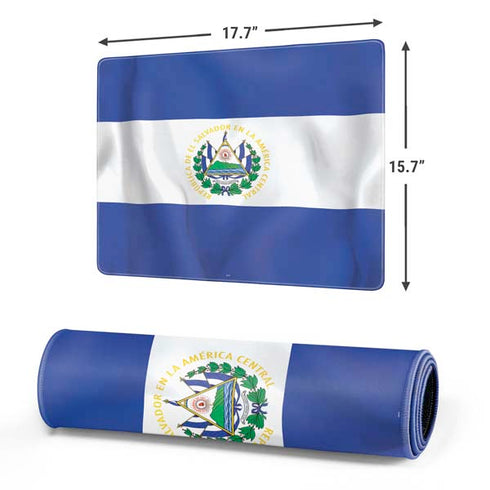 El Salvador Flag Gaming Mouse Pad