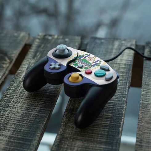El Salvador Flag Nintendo GameCube Controller Skin
