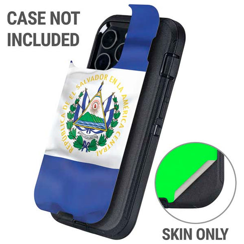 El Salvador Flag Otterbox Defender iPhone Skin