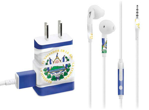 El Salvador Flag Phone Charger Skin