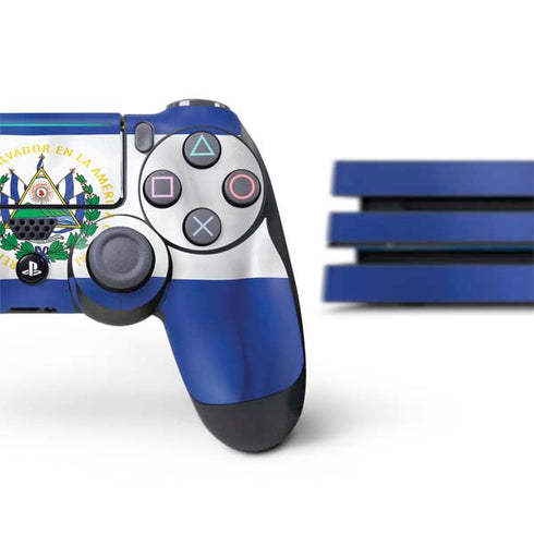 El Salvador Flag PS4 Pro Bundle Skin