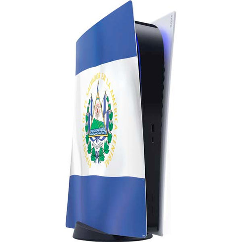 El Salvador Flag PS5 Digital Edition Console Skin