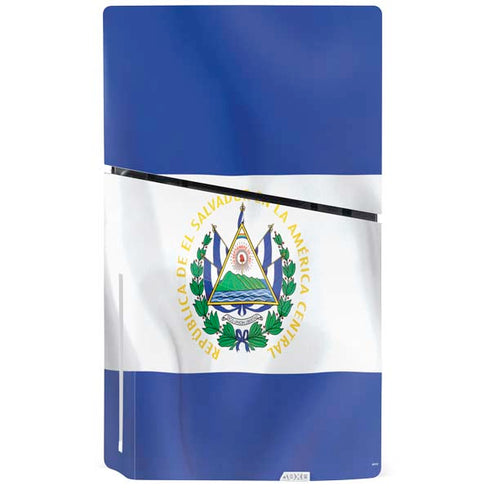 El Salvador Flag PS5 Slim Disk Console Skin