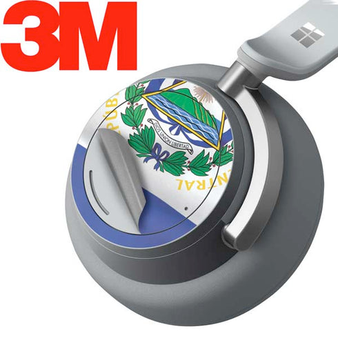 El Salvador Flag Surface Headphones Skin