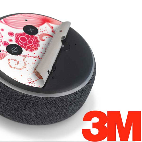 Elegant Flowers Amazon Echo Dot Skin