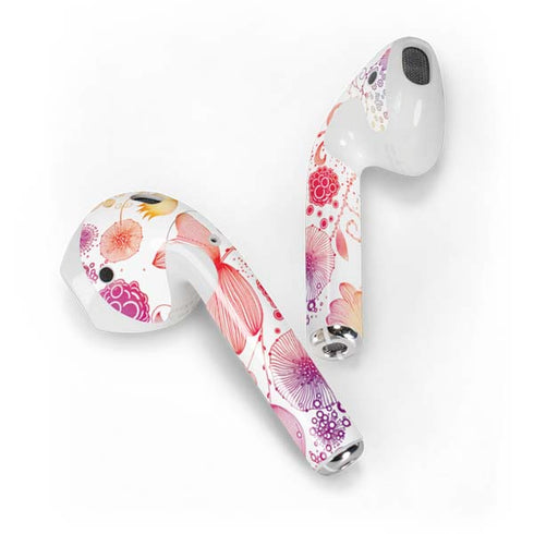 Elegant Flowers Apple AirPods Skin