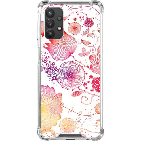 Elegant Flowers Galaxy A32 5G Clear Case