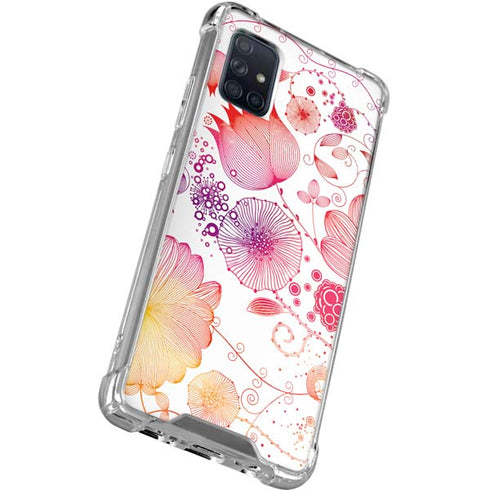 Elegant Flowers Galaxy A51 5G Clear Case