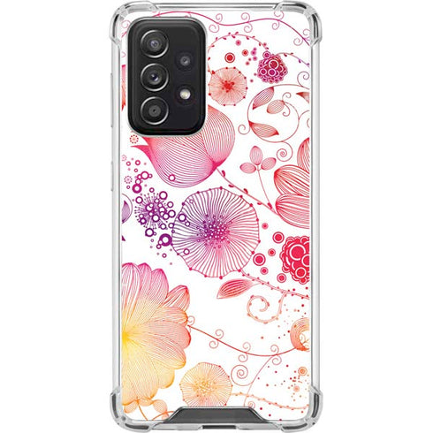Elegant Flowers Galaxy A52 5G Clear Case