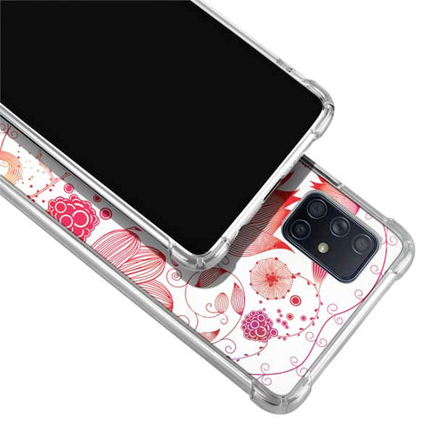Elegant Flowers Galaxy A71 5G Clear Case