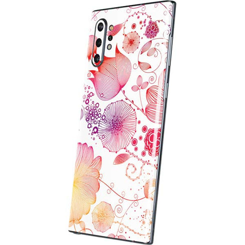 Elegant Flowers Galaxy Note 10 Plus Skin