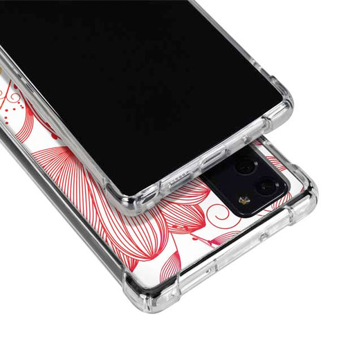 Elegant Flowers Galaxy Note20 5G Clear Case