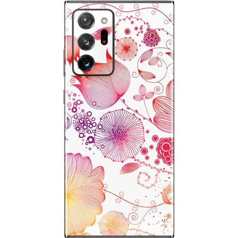Elegant Flowers Galaxy Note20 Ultra 5G Skin