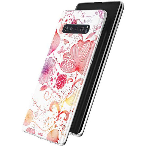 Elegant Flowers Galaxy S10 Skin