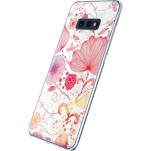 Elegant Flowers Galaxy S10e Skin
