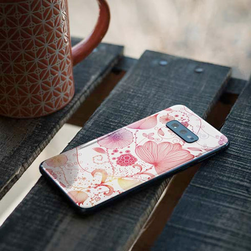 Elegant Flowers Galaxy S10e Skin