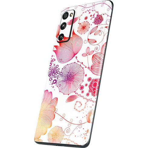 Elegant Flowers Galaxy S20 Fan Edition Skin