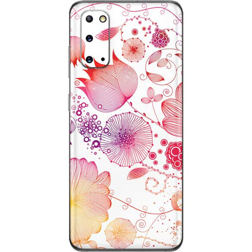 Elegant Flowers Galaxy S20 Skin