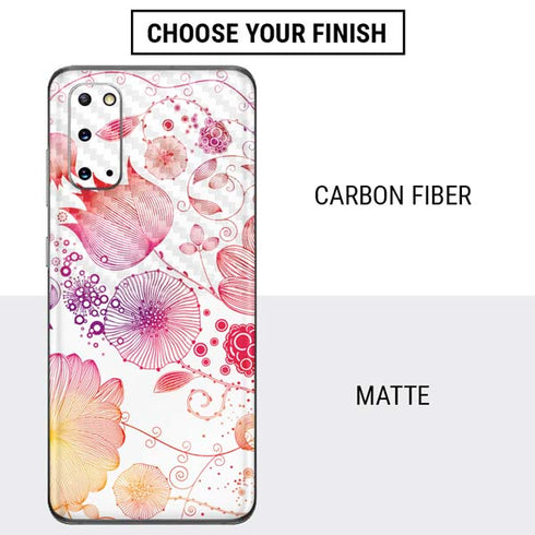 Elegant Flowers Galaxy S20 Skin