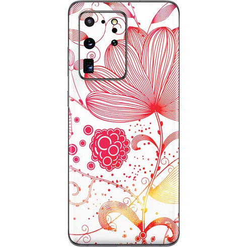 Elegant Flowers Galaxy S20 Ultra 5G Skin