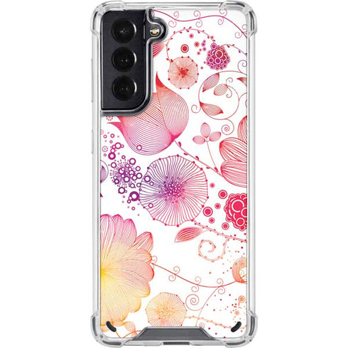 Elegant Flowers Galaxy S21 5G Clear Case