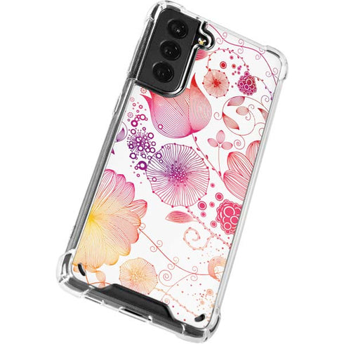 Elegant Flowers Galaxy S21 5G Clear Case