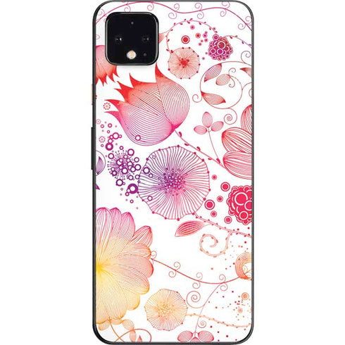 Elegant Flowers Google Pixel 4 XL Skin