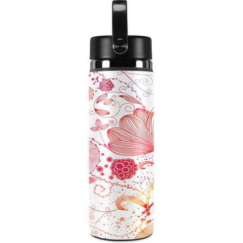 Elegant Flowers Hydro Flask 20oz Wide Mouth Skin