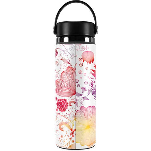 Elegant Flowers Hydro Flask 20oz Wide Mouth Skin