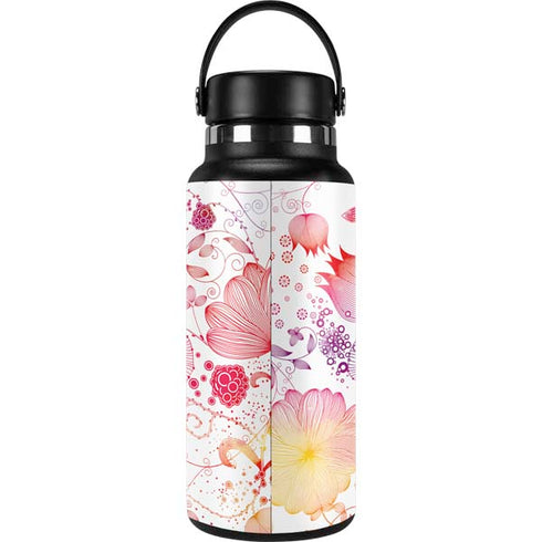 Elegant Flowers Hydro Flask 32oz Wide Mouth Skin