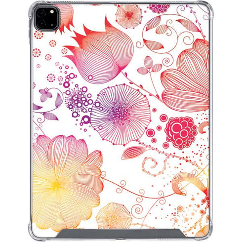 Elegant Flowers iPad Pro 12.9in (2020) Clear Case