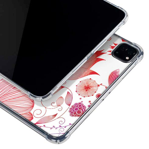 Elegant Flowers iPad Pro 12.9in (2020) Clear Case